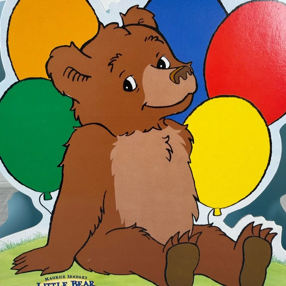 Little Bear Birthday Party Center Piece Table Topper Maurice Sendak 90s kid